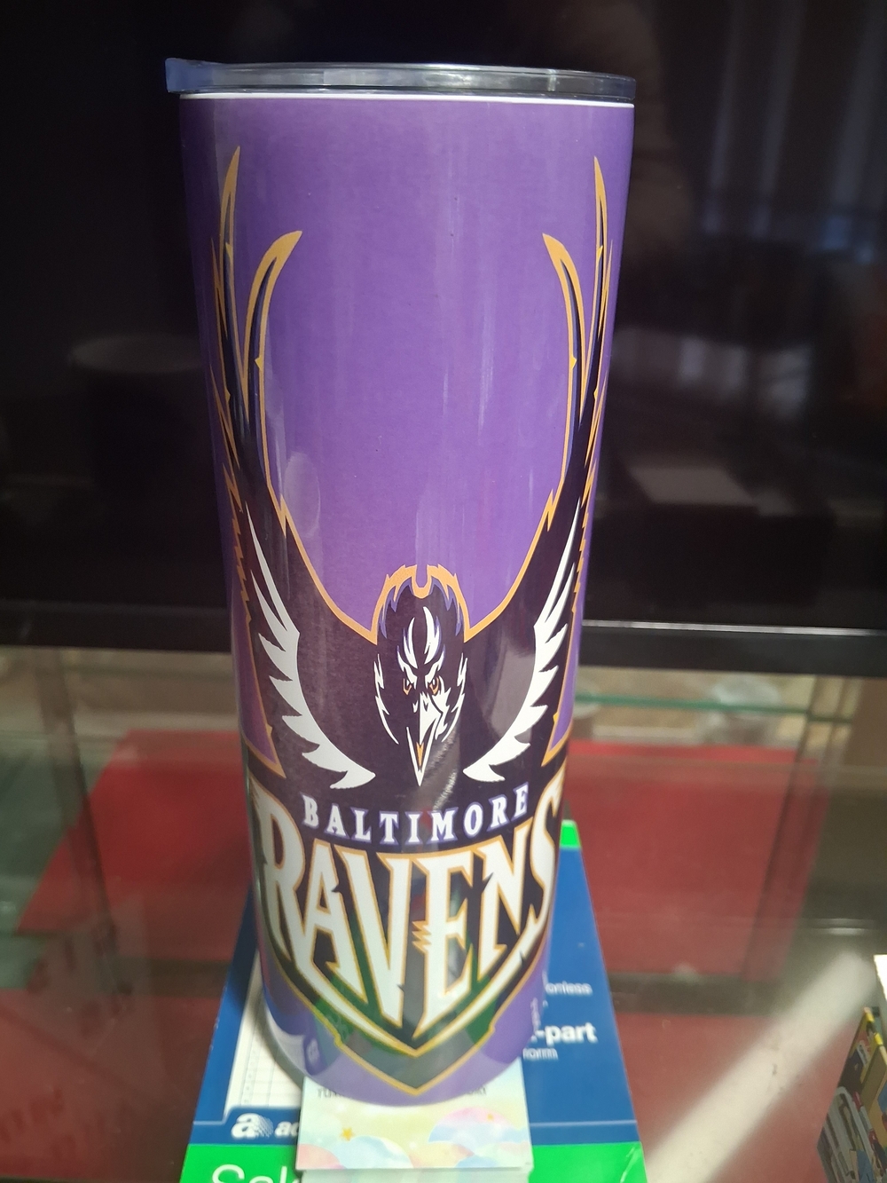 New Made Custom Baltimore Ravens Tumbler.